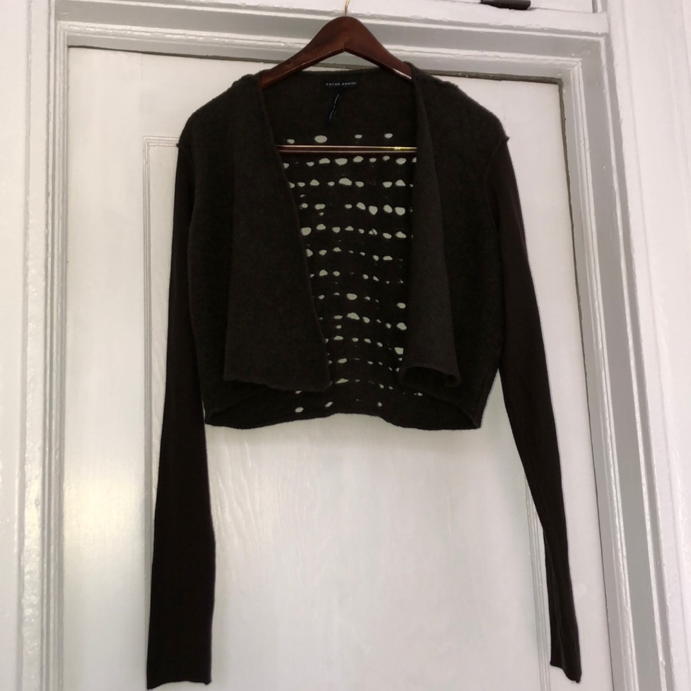 Italian made merino wool and viscose sweater
